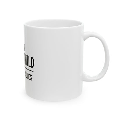 Oldest Child Mug – "I’m the Oldest Child, I Make the Rules" Ceramic Coffee Cup (11oz, 15oz)