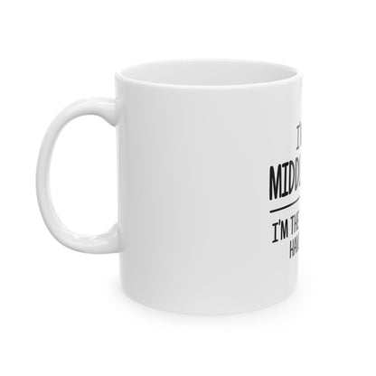 Middle Child Mug - "I'm The Reason We Have Rules" Funny Ceramic Coffee Cup (11oz, 15oz)