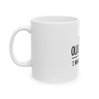 Oldest Child Mug – "I’m the Oldest Child, I Make the Rules" Ceramic Coffee Cup (11oz, 15oz)