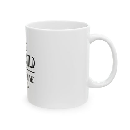 Middle Child Mug - "I'm The Reason We Have Rules" Funny Ceramic Coffee Cup (11oz, 15oz)