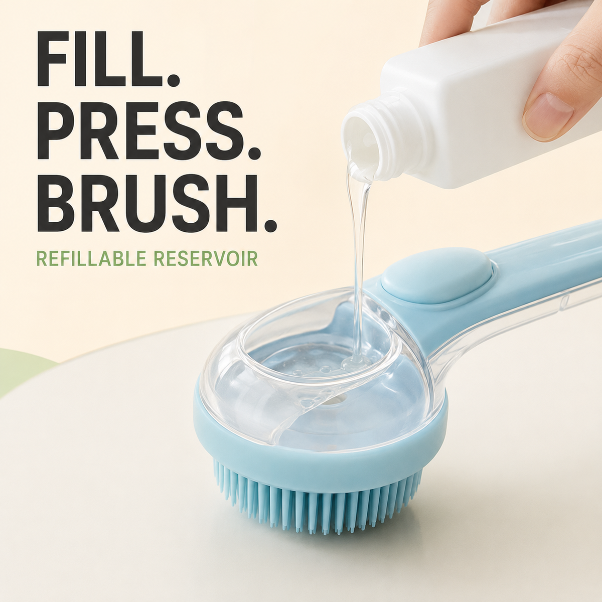 FoamyPaw refillable shampoo reservoir